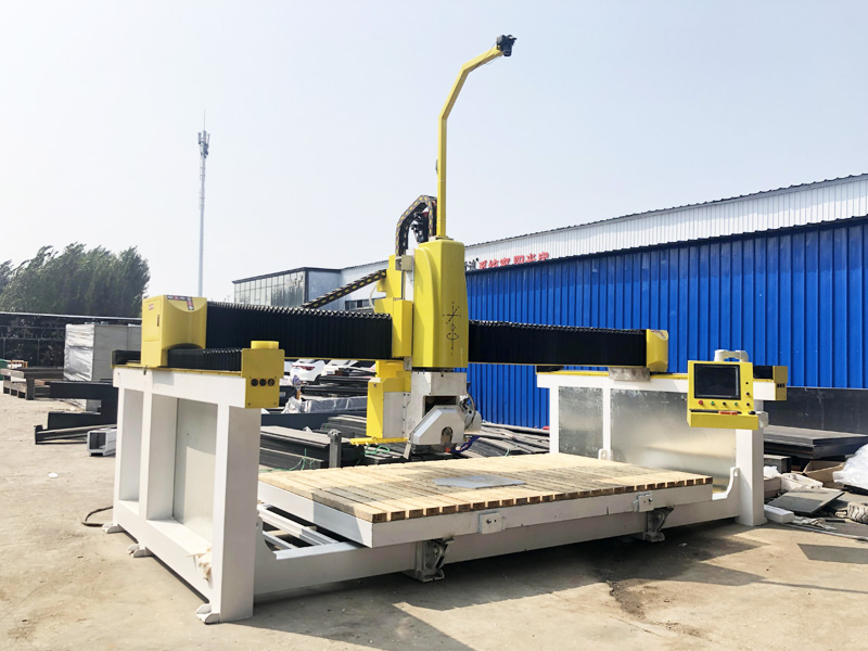 五軸數控石材切割橋鋸,適用于花崗巖、大理石、石英 五軸數控石材切割橋鋸,適用于花崗巖、大理石、石英