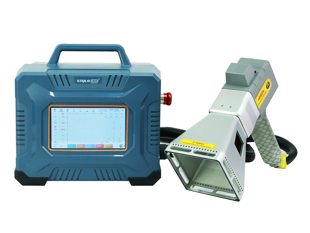 電池供電的便攜式手持光纖激光雕刻機(jī)