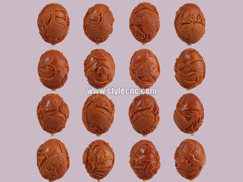 使用數(shù)控雕刻機進行橄欖核雕刻