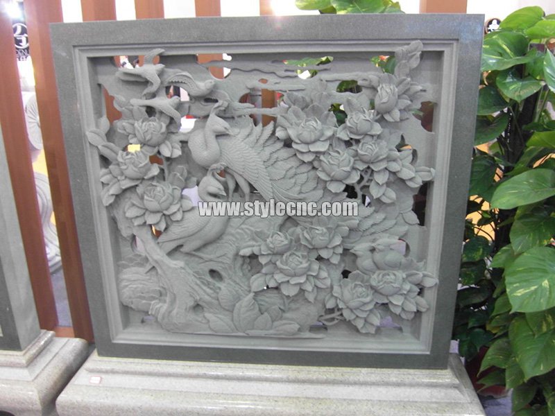 石材雕刻機(jī)數(shù)控大理石雕刻樣品 03