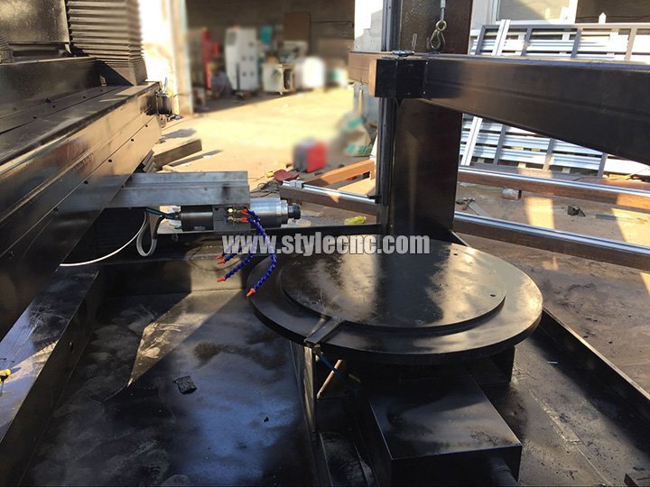 4軸數控石材雕刻機旋轉工作臺 4軸數控石材雕刻機旋轉工作臺