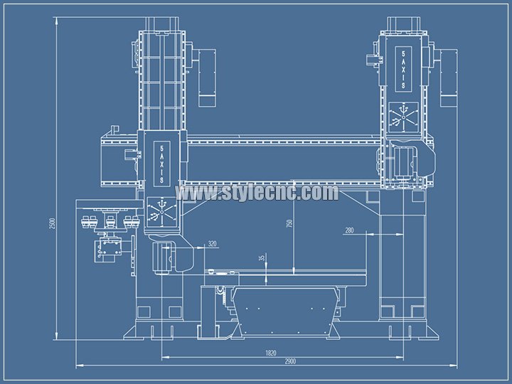 小型五軸數控加工中心設計 小型五軸數控加工中心設計