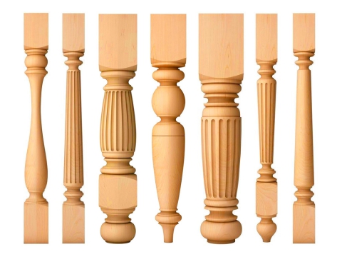 大型長床木工車床，適用于桌腿車削項目