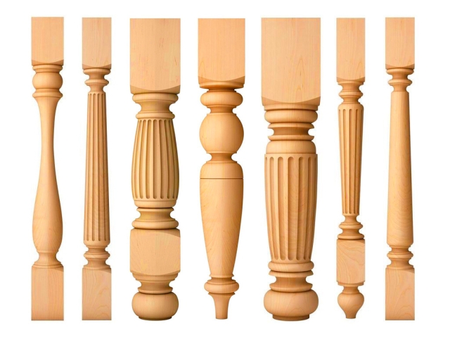 大型長床木工車床，適用于桌腿車削項目