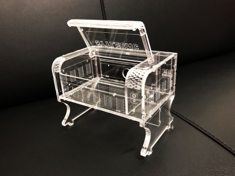 激光切割透明亞克力 3D 拼圖 CO2 激光切割機套件 激光切割透明亞克力 3D 拼圖 CO2 激光切割機套件