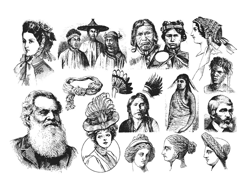 免費激光雕刻發型和頭飾文件