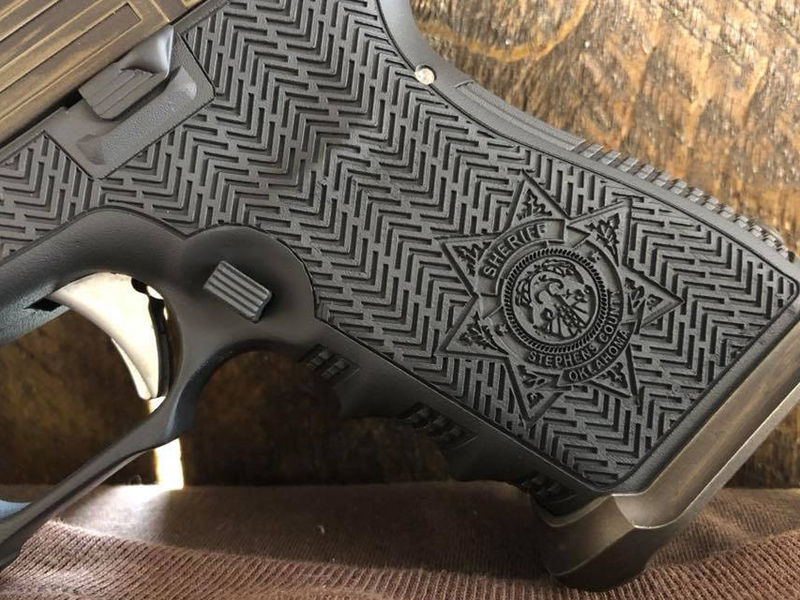 激光點刻聚合物格洛克手槍握把