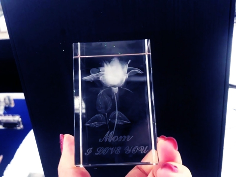 3D用于氣泡圖制作的地下激光水晶雕刻機