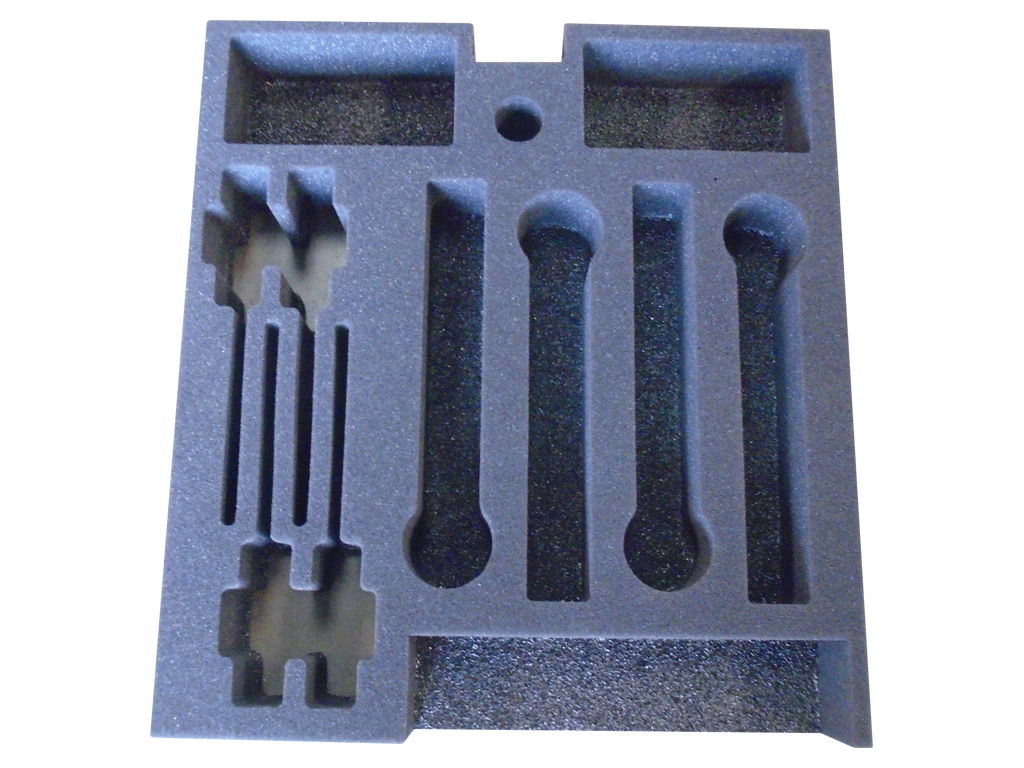 激光切割黑色泡沫插入物