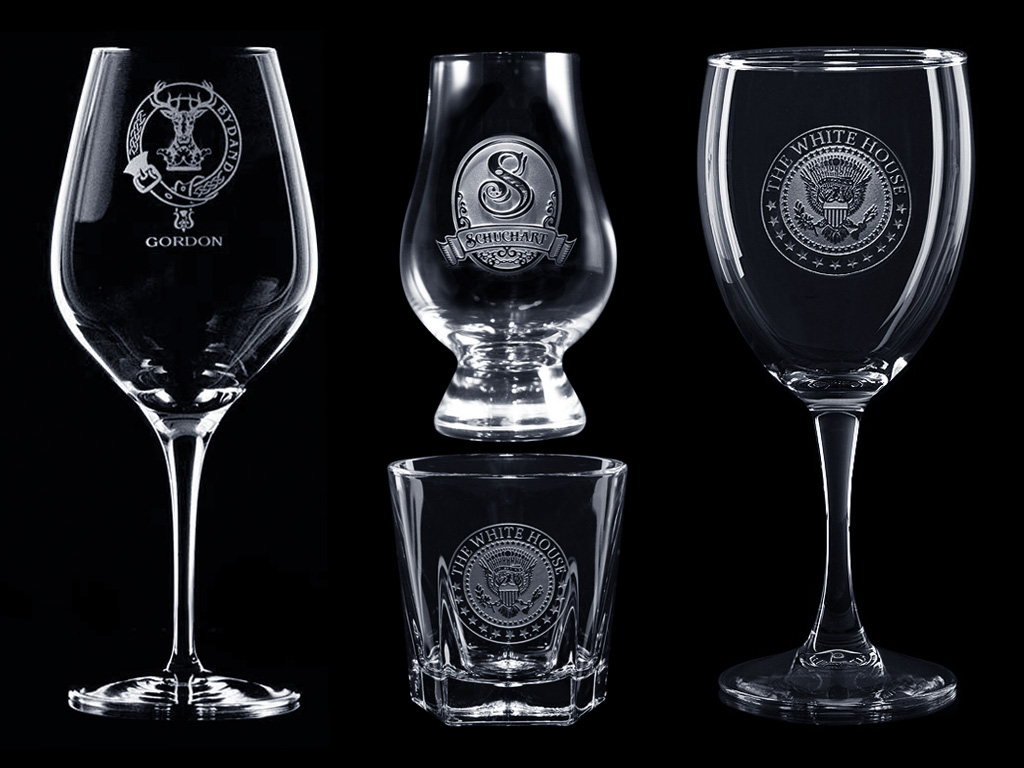 紫外激光雕刻酒杯 紫外激光雕刻酒杯