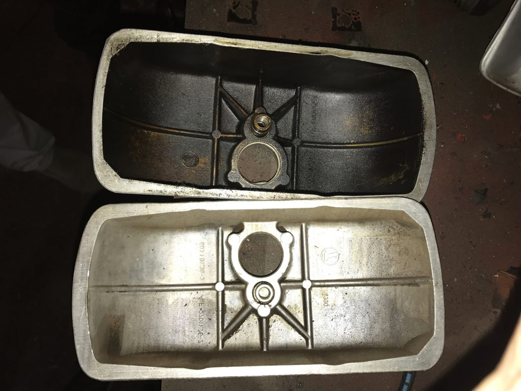 激光清洗鋁模具上的油污