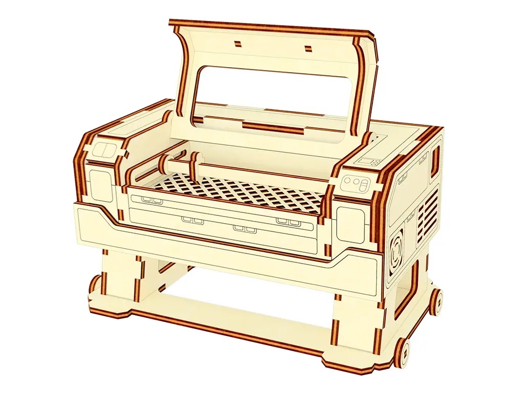 CO2 激光切割 3D 激光機(jī)拼圖