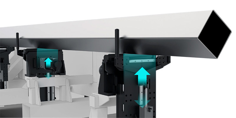 全行程伺服管隨動支撐系統