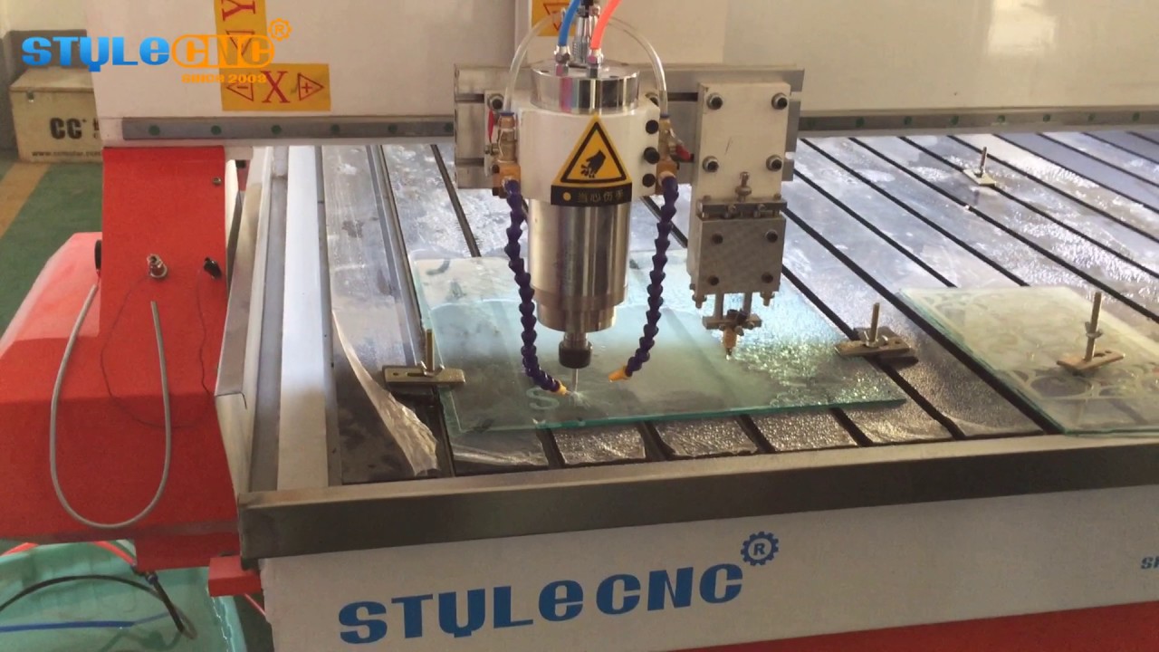 數控玻璃雕刻切割機樣品