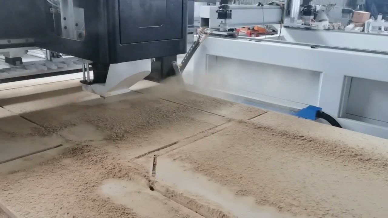 4x8直排式自動換刀數(shù)控雕刻機 4x8直排式自動換刀數(shù)控雕刻機