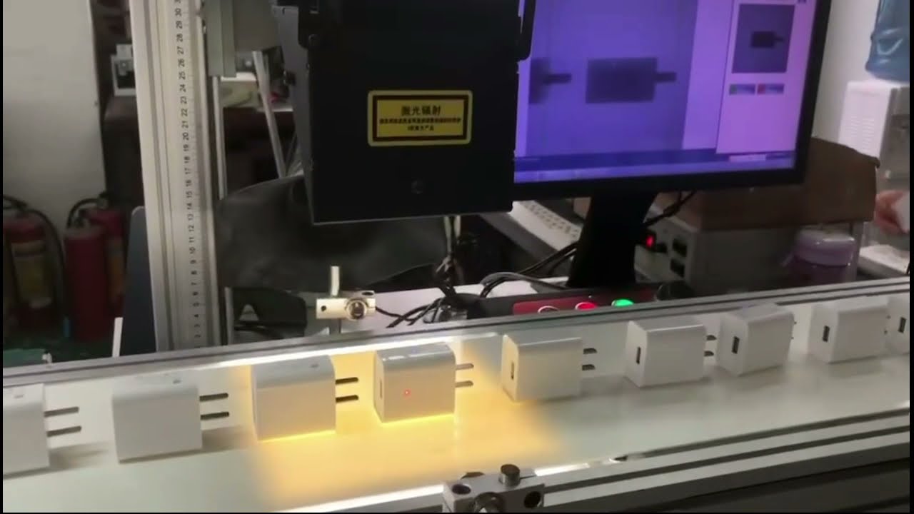 用于裝配線的實時工業(yè)光纖激光打標機